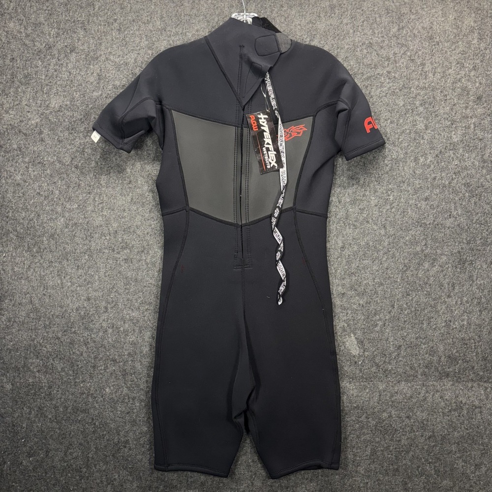 Hyperflex Flow Wetsuit Short Sleeve Shorts Black Men's Medium Neoprene New